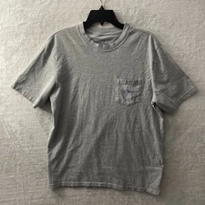 Guy Harvey Mens T Shirt Gray Graphic Large Cotton Crew Neck Pullover Pocket