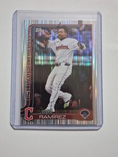 2025 Topps Series 1 - Jose Ramirez #77 Tinsel Foil