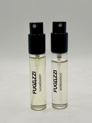 Fugazzi Sugardaddy & Workaholic Extrait 8ml Travel Size Spray Pair Unisex Niche
