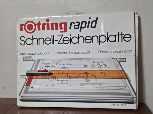 VINTAGE Rotring rapid drawing board Schnell-Zeichenplatte Art 522 403