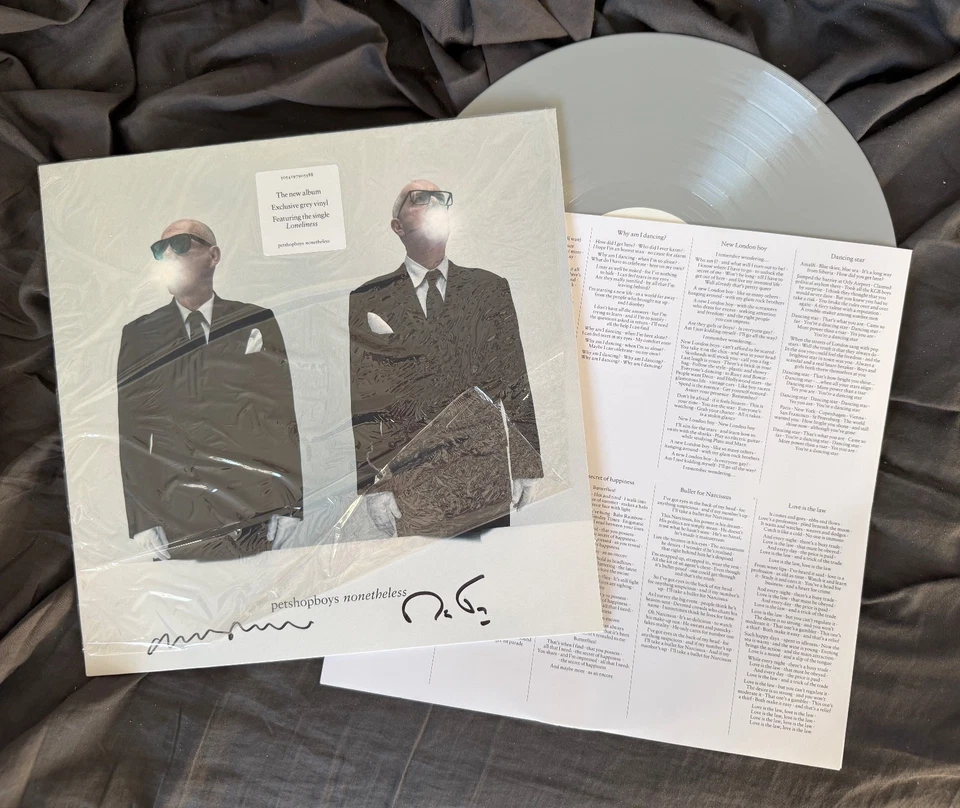 PET SHOP BOYS - NONETHELESS - SIGNED GREY VINYL - AUTOGRAPHED - Image 2 of 4