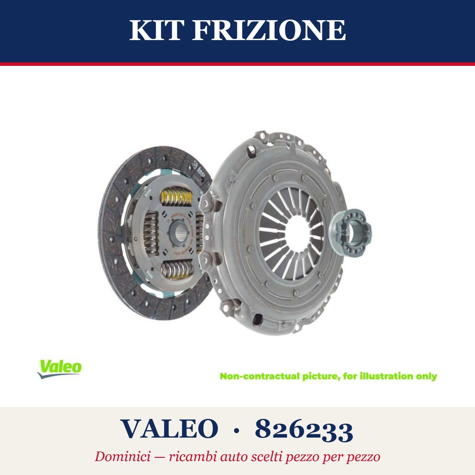 KIT FRIZIONE VALEO 826233 LAND ROVER RANGE ROVER LAND ROVER DISCOVERY I