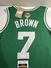 Jaylen Brown Signed Autographed Jersey Celtics Authentic FINALS Basketball JSA