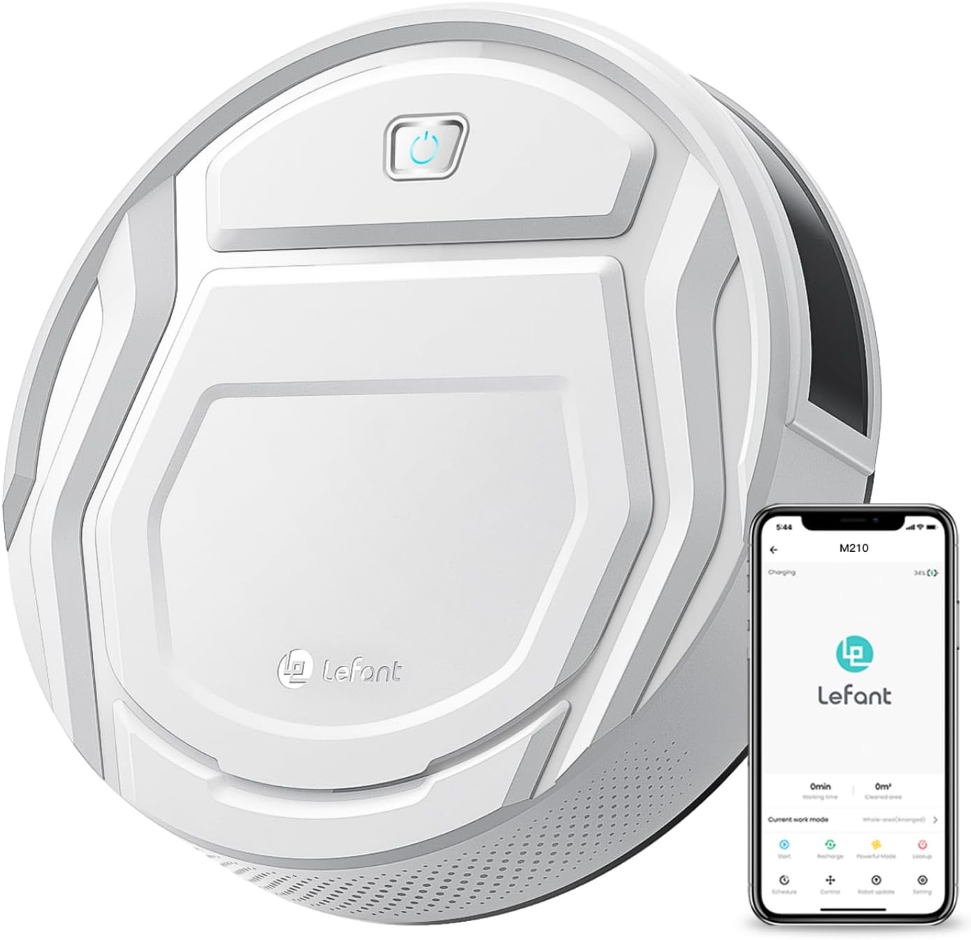 Lefant Slim Robot Vacuum Cleaner White