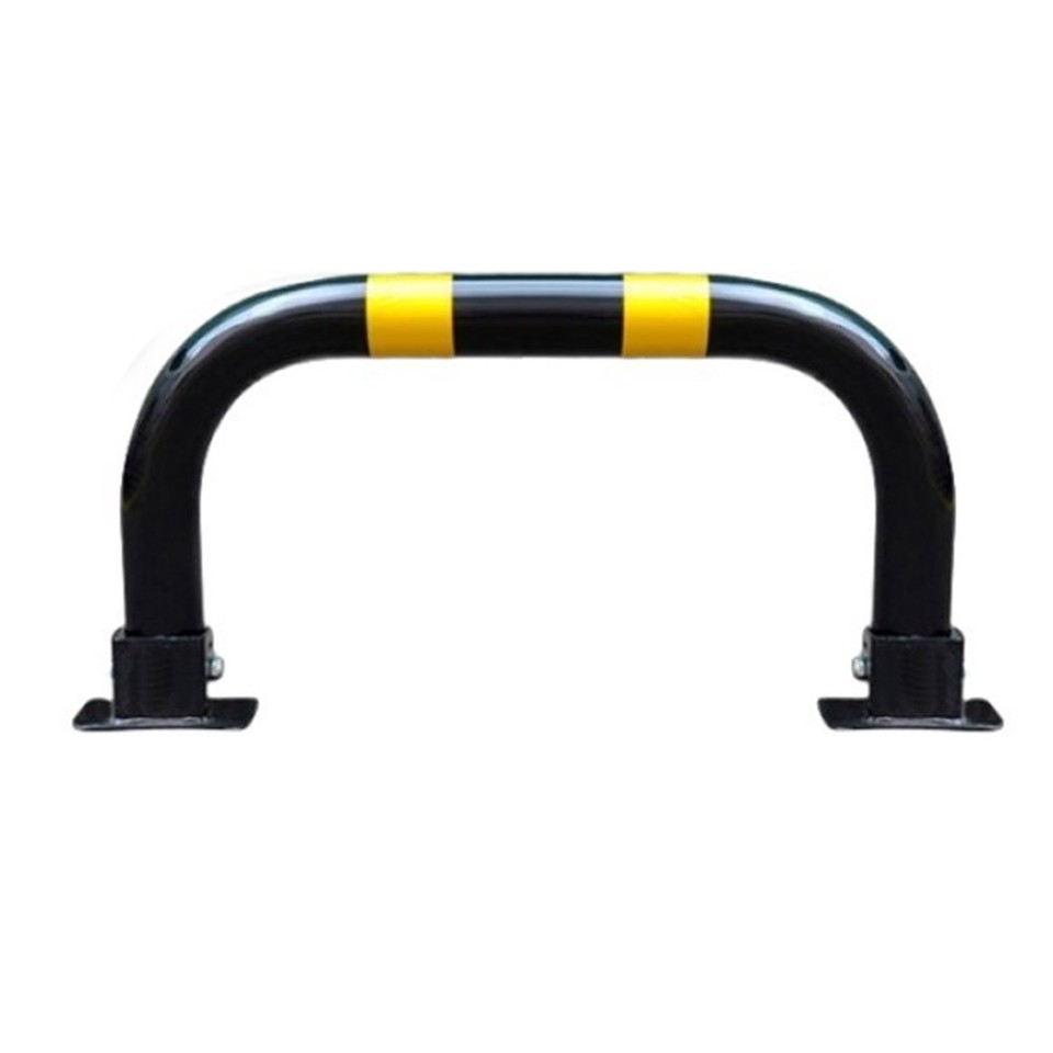 U-shape Folding Parking Barrier Lockable Car Park Bollard Security Post ...