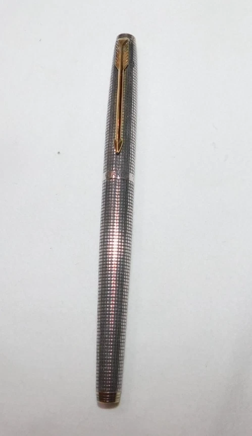 Parker Gold, 14K Nib Sterling Silver Collectible Fountain Pens for