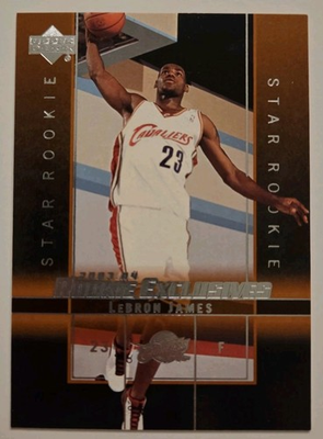 #ad #ad 2003 04 Upper Deck Rookie Exclusives Star Rookie LeBron James Clean Sharp🔥 $42.00