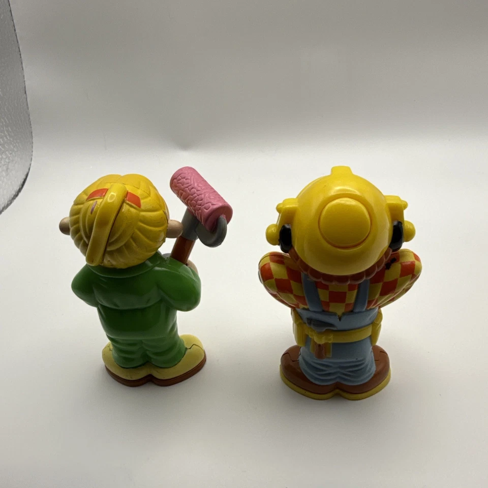 Vintage Bob the Builder Figure Lot 2000 Hasbro Jack Hammer Bob Wendy With Paint - Image 2 of 4
