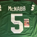 Philadelphia Eagles McNabb #5 Autographed Football Jersey JSA Authenticated