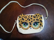 Purse Pets Leopard Interactive Bag Sound Effects WORKING comes With Battery 