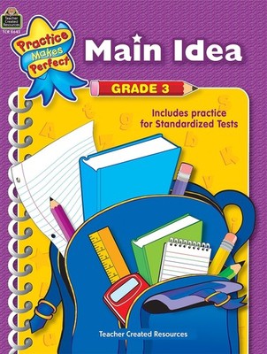 Main Idea Grade 3: Grades 3 (Practice Makes Perfect) - paperback Housel, Deb...