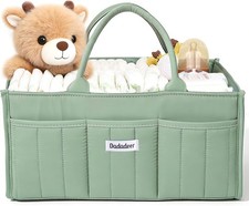 Baby Diaper Caddy Organizer, Portable Nursery Storage Basket for Newborn Essenti