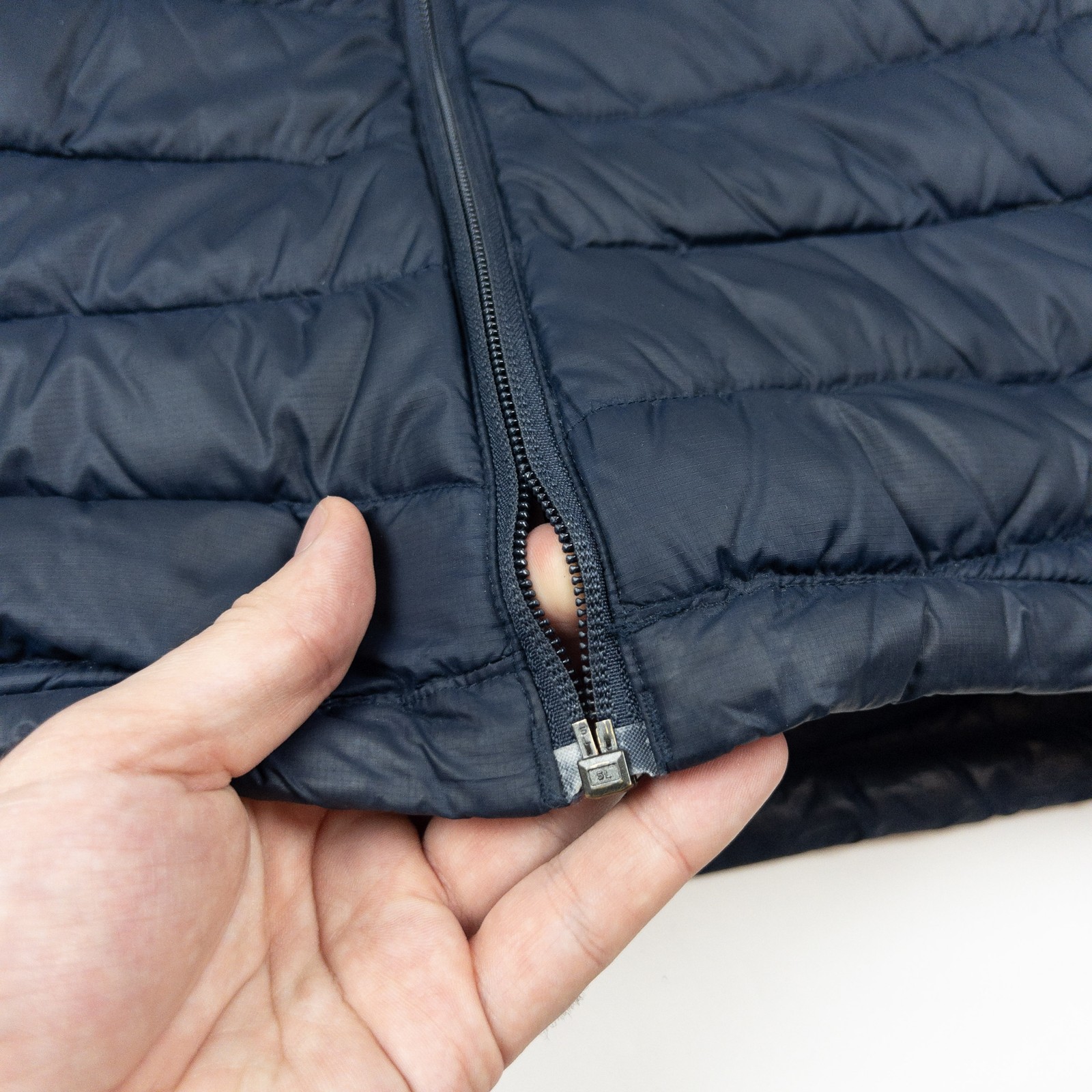 Peak Performance Down Puffer Jacket Men's Large Blue Frost DH Pertex Quantum Zip