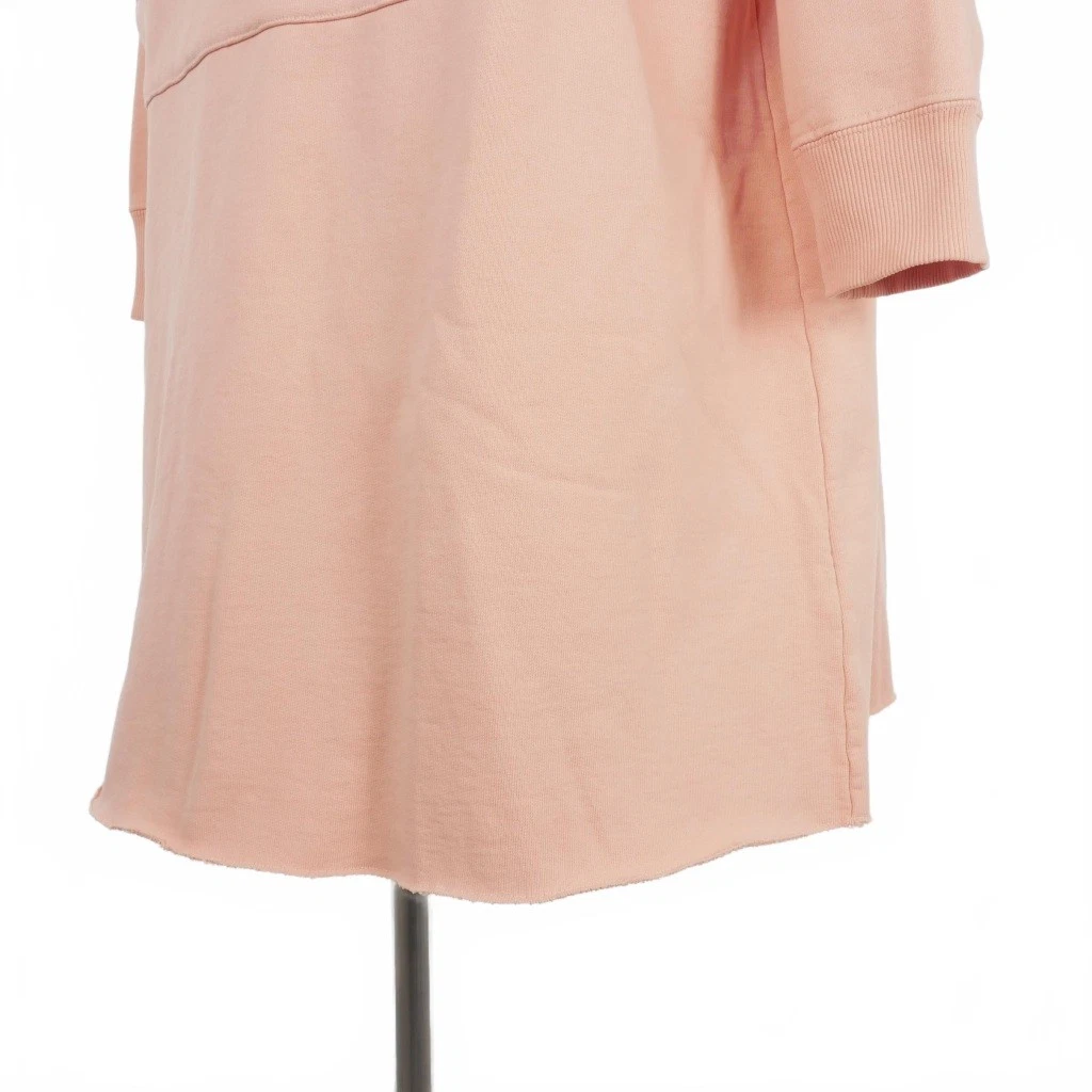 Abito Maison Margiela MM6 stampa serpente oversize con cappuccio rosa M
