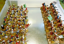 Pavé 28mm années 1870 rebelles arabes ou afghans x 76 PEINT