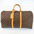 LOUIS VUITTON Monogram Keepall 55 Boston Bag M41424 LV Auth C1854RJ803