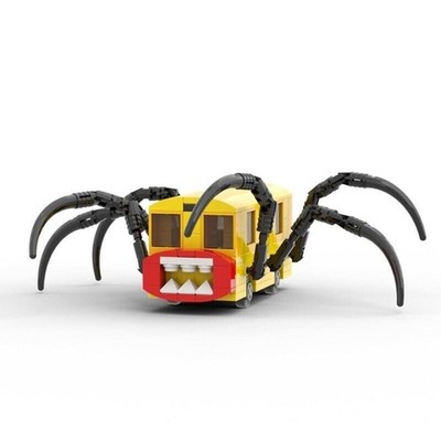 Moc Horror Spiel Choo-Choo Charles Bus Esser Bausteine Spinne Zug Spielzeug