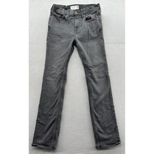 Abercrombie Kids Slim Skinny Jeans Black Gray Size 15 16 Boys Youth
