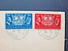 IRELAND,  REGISTERED FDC,  US CONSTITUTION,  STUNNING CANCELS,  SG 109/10