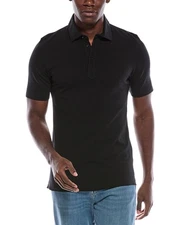 Brunello Cucinelli Slim Fit Polo Shirt Men's Black S