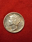 MS detail silver mercury dime 1928p