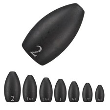 Tungsten Flipping Weights Bullet Sinkers Size Stamped Texas Carolina Rig