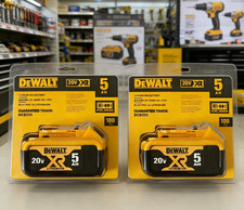 2pc DEWALT 20V Max Premium 5Ah Lithium-Ion Ba...
