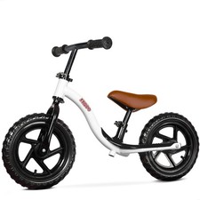 KRIDDO Toddler Balance Bike 2 Year Old, Kids for Standard, White