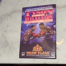 Tyson vs Williams '89: Trump Plaza KO Pin – Own a Piece of Boxing History!