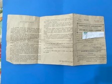 UFFICIO NAZ. PER IL COLLOCAMENTO E DISOCCUPAZIONE ROGGIANO 1920+MARCHE DA BOLLO.