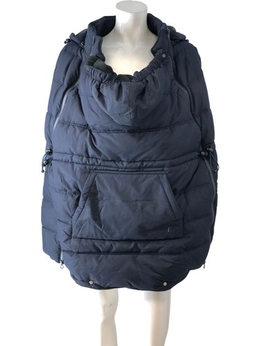 NAVY Maternity Wear Puffer Jacket with Hood and Zip Pockets Size 10