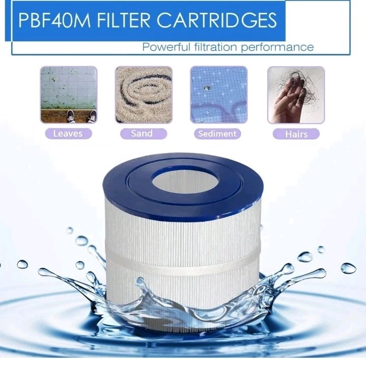 PBF40 Spa Hot Tub Filter Compatible With Pleatco PBF40M Wellspring Pack of 2 - Image 2 of 4