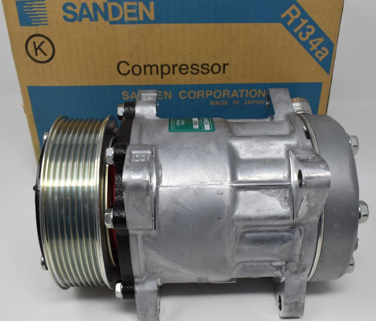 Embrayage Magnétique De Compresseur De Climatisation SANDEN SD7H15 V8 - 123/119mm - Compatible MAN, Mercedes Truck - NEUF
