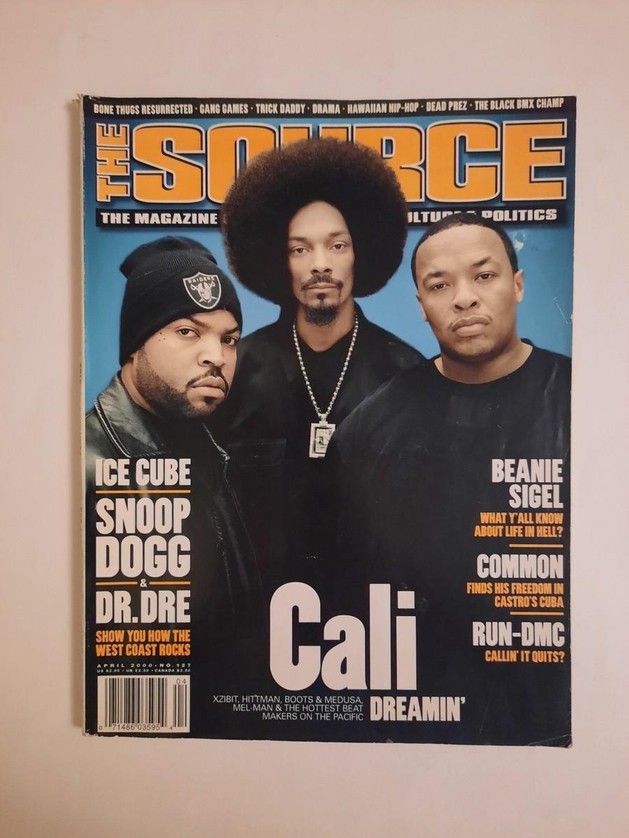 洋楽 Ice Cube NWA THE SOURCE Magazine HIPHOP The Source Magazine #127 April 2000 Ice Cube Snoop Dogg Dr