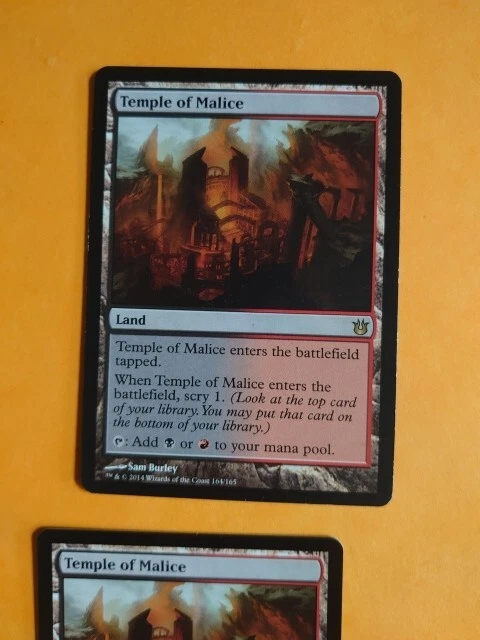 Temple of Malice x2  Rare Land  Born of the Gods. MTG 2 Card. - Image 3 of 3