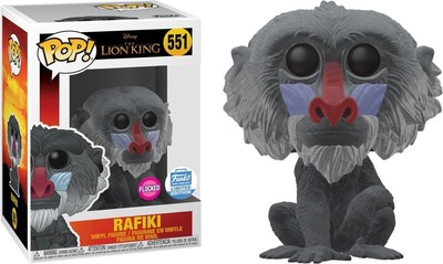 Funko Pop! Disney The Lion King - Rafiki #551 Flocked Funko Exclusive