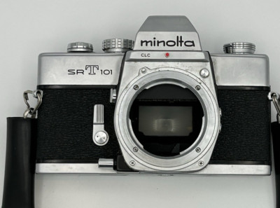  Minolta SRT 101 Black 35mm Film Camera MC 28mm F3.5 Lens JAPAN - & Accessories