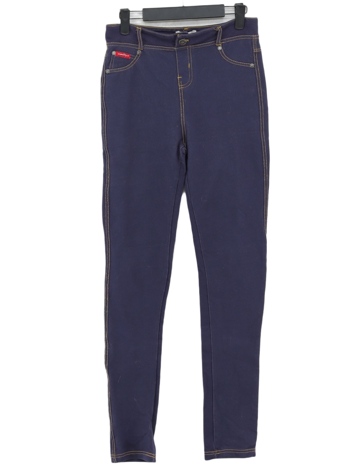 ALTRA Lee Cooper Leggings Donna UK 10 Blu 100% Altro Jegging
