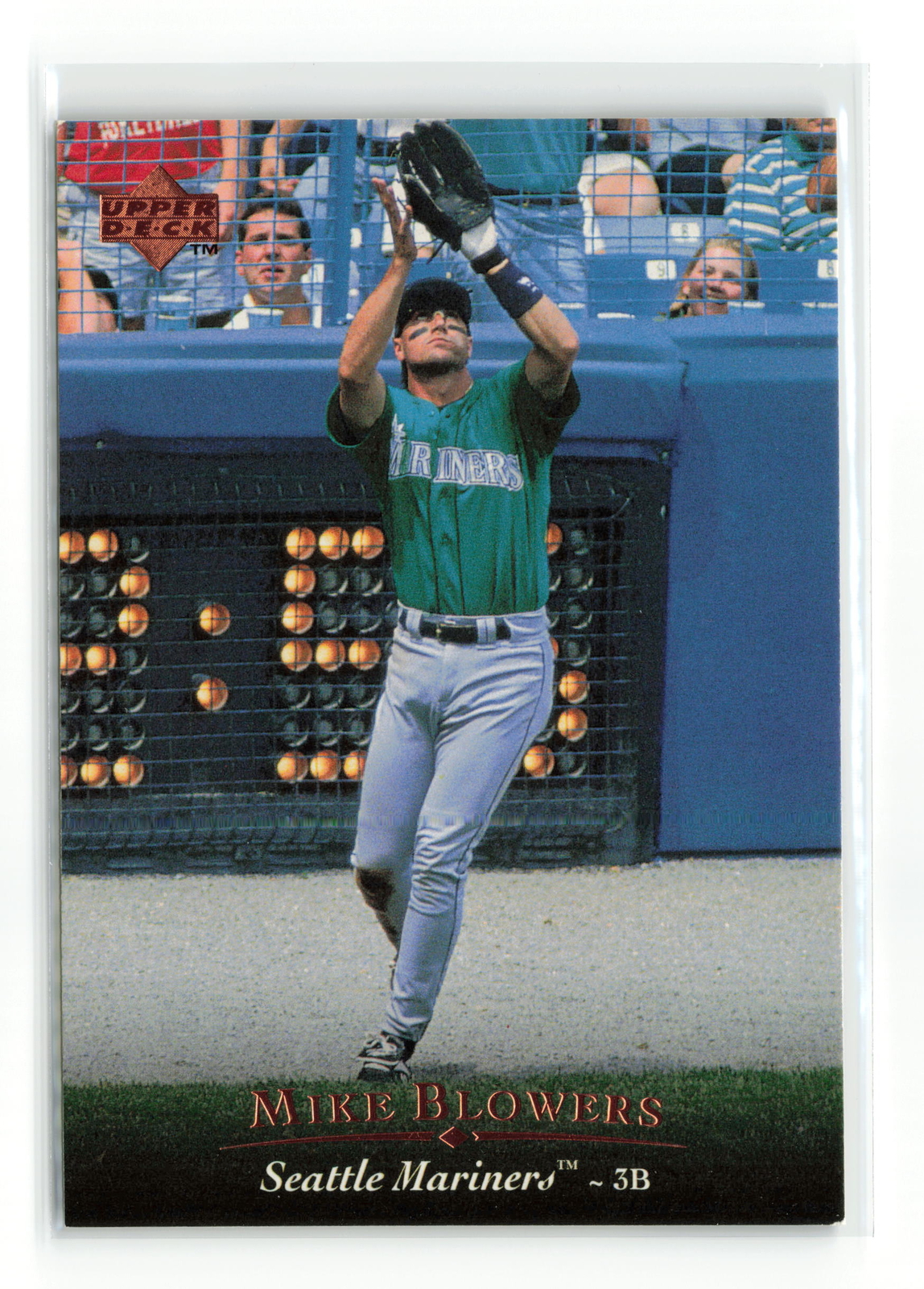 1995 UPPER DECK ELECTRIC DIAMOND #347 MIKE BLOWERS MARINERS