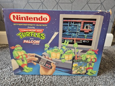 Nintendo Nes Teenage Mutant Hero Turtles Bundle Konsole BRANDNEU UNBENUTZT UK Pal