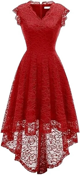 Knee Length Formal Floral Dresses for Women