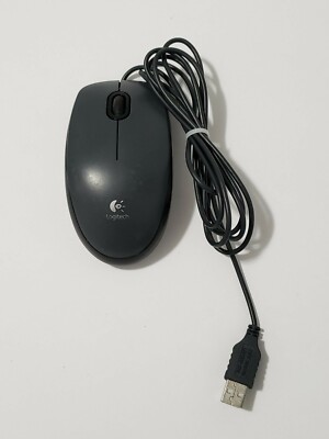 Logitech - M100 Optical Mouse - Black Wired USB 
