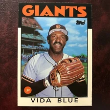 1986 Topps TIFFANY Set VIDA BLUE #770 SAN FRANCISCO GIANTS ** MINT ** HIGH GRADE
