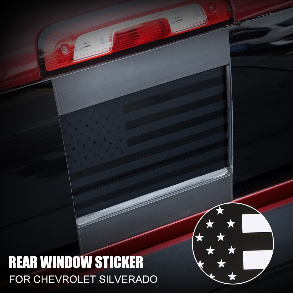 Truck Window Decal Rear Window Flag American Flag Rear Window Decal For ...