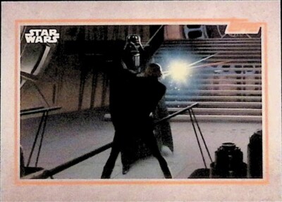 Topps 2023 Star Wars 40th Anniversary Card Darth Vader Luke Skywalker