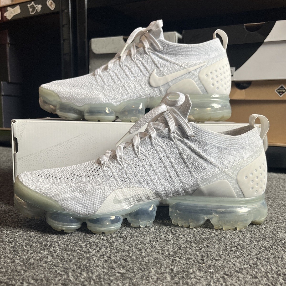vapormax plus flyknit white