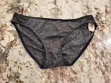 TRUE VINTAGE VICTORIA'S SECRET SMALL GRAY EVERYDAY PERFECT BIKINI PANTY