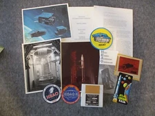 NASA BENDIX HEAO ATLAS CENTAUR 1ST GEN PHOTOS+SENSOR UNIT AWARD+PATCH+STICKERS+