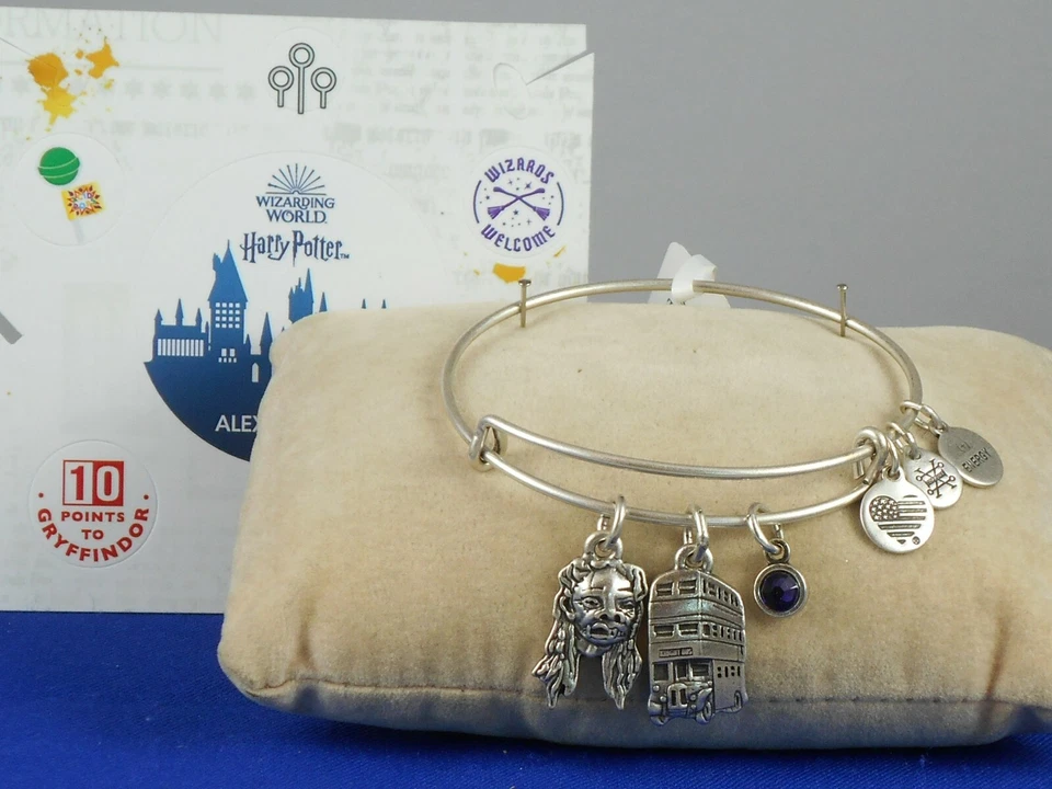 Pulsera Alex and Ani Rafaeliana Plata HARRY POTTER BUS NOCTURNO TRÍO ENCANTO $59 Foto 2 de 3