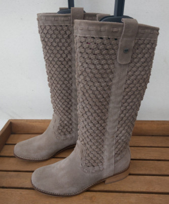 Stiefel Damenstiefel sehr schick Jette Joop Wildleder GR 36 3,5 neuwertig